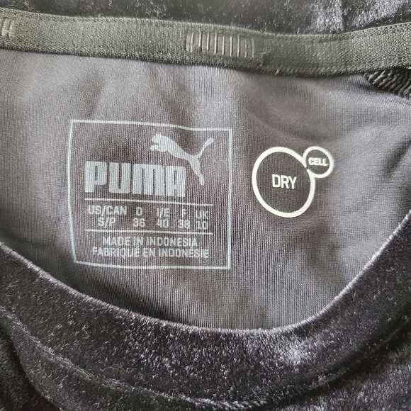 Puma Active Training Explosive Velvet Crop Top - Picture 3 of 3